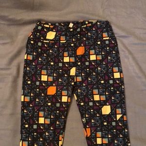 LuLaroe Black Galaxy Leggings